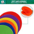 TuXHui 4.72inch 6inch 9inch 24/30/36 Poly Spots Spot Markers for Gym Floor Pcs Non-Slip Rubber Floor Dots Round Agility