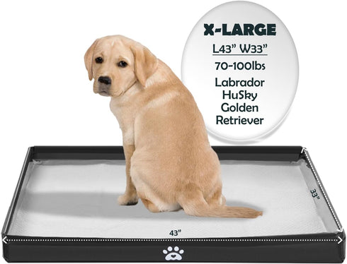MEEXPAWS Dog Pee Pad Holder Tray Foldable, Puppy Pad Holder Liner Base