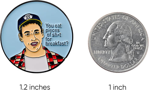 Golf Ball Marker with Magnetic Hat Clip, Funny Golf Gift