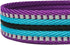 Blueberry Pet 3M Reflective Multi-Colored Stripe Martingale Dog Collar, Small, Violet and River Blue, Heavy Duty