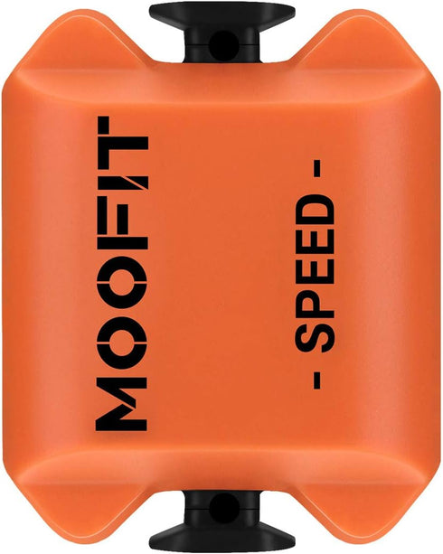 moofit Cadence Speed Sensor, Bluetooth & ANT+ Wireless RPM Cycling Spin Bike Sensor for Wahoo/Coosporide/Rouvy/Peloton,