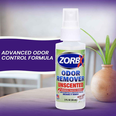 ZORBX Unscented Odor Eliminator, Advanced Formula Fast-Acting Odor Remover Spray for Dog, Cat, House