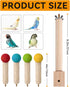 Goodlifebird 360 Bird Perch Toy, Rotating Parrot Perch, Interactive Spinning Bird Cage Toy for Budgies, Cockatiels
