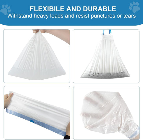 DSPET Liners-20 Counts, Self Cleaning Cat Litter Box Extra Thick Litter Bags for Automatic Cat Litter Box Robot