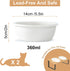 Sunhoo Replacement Ceramic Cat Pet Bowls Microwave and Dishwasher Safe(2 PCS,14cm/5.5in)