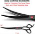 TINMARDA 6 1, 6CR Professional Dog Grooming Scissors Kit Black in Dog Shears for Grooming Premium Stainless Steel