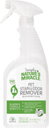 Nature's Miracle Pet Stain and Odor Remover, 16 Ounce, Made with 86% Plant-Derived Surfactants