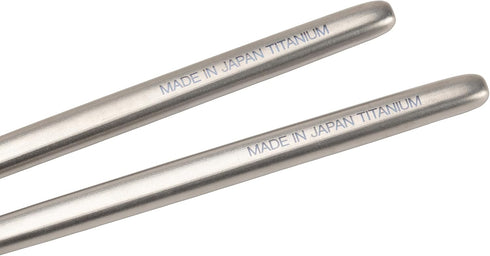 Snow Peak Titanium Chopsticks with Carry Case - Durable Camping Cutlery - Essential Utensils for Camping, Hiking & Home