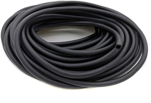 JIH 50 Feet Standard 3/16" Black Flexible Airline Tubing with Connectors for Fish Tank and Hydroponics