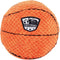 ZippyPaws SportsBallz Plush Basketball Dog Toy, Soft Squeaky Balls for Indoor & Outdoor Fetch