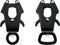 2 Pcs Frog Clip Dog Leash Clasp, Heavy Duty 360 Degree Swivel Clip Quick Release and Locking Buckle for Pet Collar