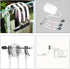 Aquarium Air Pump Splitter 10 in 1 Set, 3-Way Air Flow Control Valve & Suction Cups for Fish Tank
