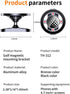 Zenithra 17/16/15/14/13/12 Ultra-Secure Magnetic Golf Cart Phone Mount | Compatible with iPhone & MagSafe Cases |