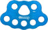 NewDoar 40KN Paw Rigging Plate with 4/5 Holes for Rock Climbing Gear, 8 Holes, Blue