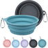 Kytely 2 Pack Medium Collapsible Dog Bowls (650ml), Portable Travel Food Water Bowl with Clasp for Outdoor