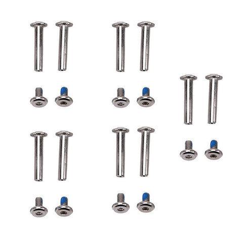 Zoofen 10 pcs Inline Skate Replacement Bearings, Skating Screws, OD 6mm Roller Blades Replacement Skate Wheel Axles