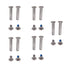 Zoofen 10 pcs Inline Skate Replacement Bearings, Skating Screws, OD 6mm Roller Blades Replacement Skate Wheel Axles
