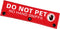 Do Not Pet No Hand Sniffs Red Funny Dog Leash Sleeve, Service Dog Leash Wrap, Pet Birthday Gift