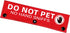 Do Not Pet No Hand Sniffs Red Funny Dog Leash Sleeve, Service Dog Leash Wrap, Pet Birthday Gift