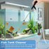Waylenbo 80GPH 5-80 200cm Small Fish Aquarium Gravel Cleaner Kit - Manual Strong Suction Gravel Vacuum for Aquarium