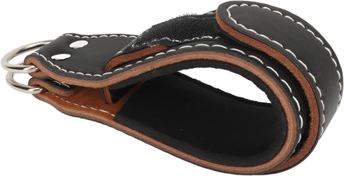 evhooe Exercise Attachment, Ankle Strap, Cowhide Leather, Wrist Cuff, DRing, Attachment Workout, Gym, Cable Machine