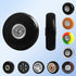 ASUNTOM 50x14mm, 8PCS Luggage Wheels Replacement Swivel Caster Wheels with Axles & Repair Kit, Precision Ball Bearings