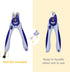 Trimmers LED Dog Nail Clippers with Light, with Protective Guard, Quick Sensor, Safety Lock and Nail File - Suitable