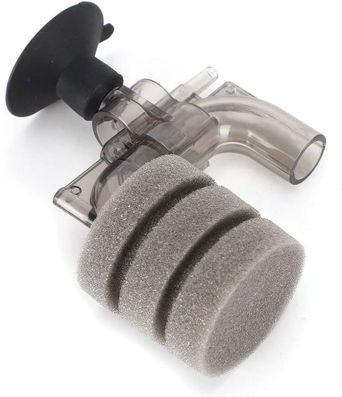 Pssopp Aquarium Sponge Filter, Fish Tank Sponge Filter with Suction Cup for Increasing Oxygen