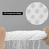 QWORK 3D Honeycomb Aquarium Filter Pads, 8 Pack White Filter Socks for Fresh & Saltwater Tanks, 4"x11.8".