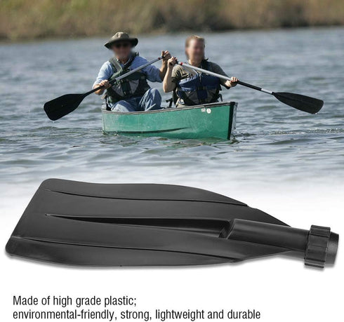 Tbest Kayak Paddle Replacement Blade, 1 Pair Black Oar Replacement Accessories