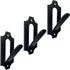 Heavy-Duty Alloy Steel European Skull Mount Hanger, 3 Pack (Black) for Whitetail Deer, Feral Hog, Bear & Exotic Skulls