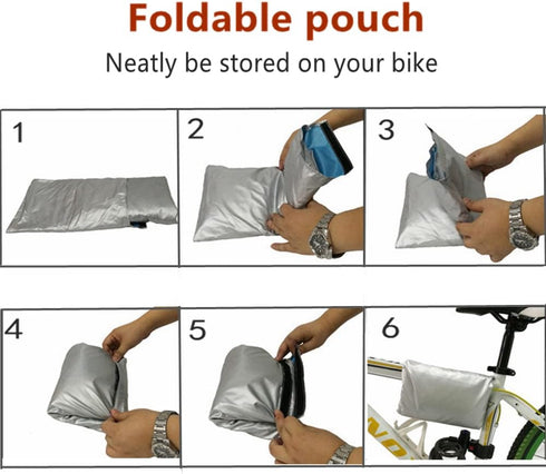 Outdoor Waterproof Bicycle Covers with Lock Hole for Mountain Road Electric Bikes, Bike Covers