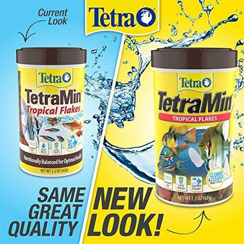 Tetra TetraMin Tropical Flakes, 3.53 oz, Nutritionally Balanced Fish Food, Model Number: 16204
