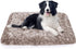 ULIGOTA Dog Bed Crate Pad, Plush Soft Bed for Small Medium Large Dogs, Washable Anti-Slip Kennel Crate Mats for