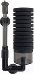 Single Headed Aquarium Fish Tank Filter, Quiet Bubble Filter with Sponge and Filtered Ceramic Balls for Fish Tank