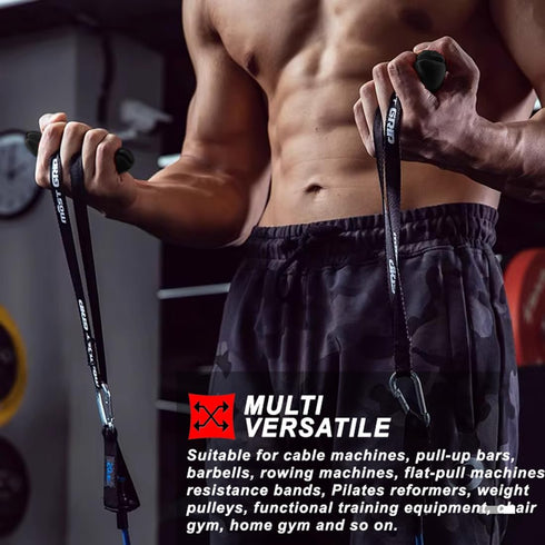 LARA STAR Pull Up Handles Grips Fitness Strap - Heavy Duty Cable Machine Handles for Home Gym and Pull-up Bars