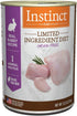 Instinct Limited Ingredient Diet Real Rabbit Recipe, Grain Free Wet Canned Dog Food, 13.2 oz, Pack of 6