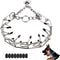 Love Dream Dog Prong Training Collar, Adjustable Metal Choke Pinch Collar for Small Medium Large Dogs