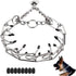 Love Dream Dog Prong Training Collar, Adjustable Metal Choke Pinch Collar for Small Medium Large Dogs