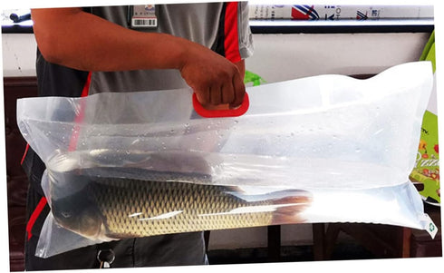 HMIASFMK 4pcs Packing Packing Fish Cayout Fish Clear Fish Fish Transporting Bag Seafood Bag Pouch Live Fish