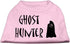 Halloween Pet Dog & Cat Shirt Screen Printed, Ghost Hunter, Red 2XL (20-25 lbs.)