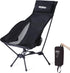 Wildhiker Portable Compact Folding Camping Chairs Lightweight High Back with Pillow, Deep