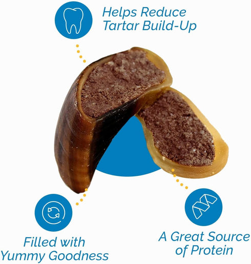 Stuffed Hooves Chews for Dogs Variety Pack, 10 Count