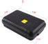 Yosoo Outdoor Waterproof Airtight Survival Storage Case Container, Small Waterproof Box (Black, S) for Fishing Carry