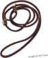 FOMIYES Dog Rope Walking Leash, Heavy Drawstring Leather Pet Supplies for Walking