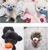 Smile Face Dog Squeaky Toys Soft Latex Squeak Balls for Small Pet Dogs, 6 Pcs/Set