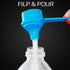 PACK 4, The Scoopie Supplement Container, Scoop, and Funnel System for Pre Workout Powder and Post Workout Protein