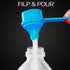 The Scoopie Supplement Container, Spill Proof Dispenser for Pre Workout Powder, Pack of 2, Blue (1 tbsp | 15 mL)