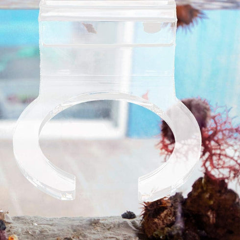 Aquarium Pre Filter Sock Holder, Acrylic Micron Bag Holder for Fish Tank Filter Sock Mount Bracket (4inch)