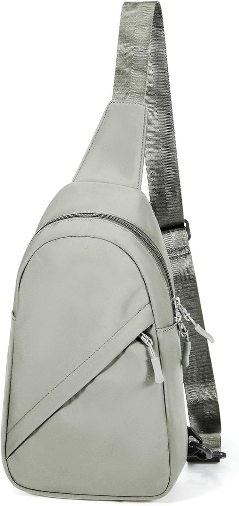 Backpack Backpack SEAFEW Small Green Sling Bag Crossbody Shoulder Bag for Men Women, Multipurpose Anti-Theft Cross Body